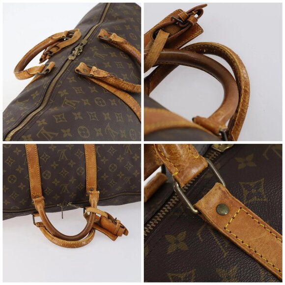 LOUIS VUITTON Monogram Keepall 60 Boston Bag M41422 LV Auth 146300 - Picture 16 of 16